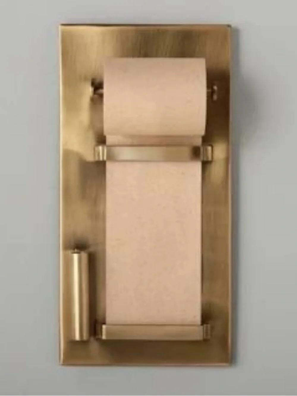 Hearth & Hand Magnolia Brass Metal Paper Roll Holder Wall Mount